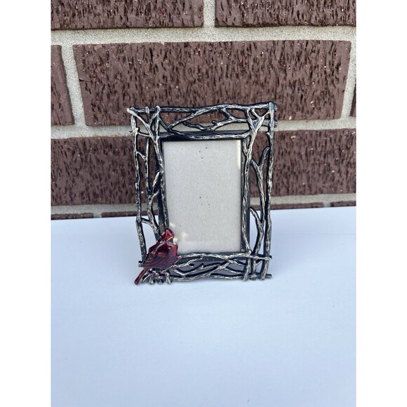 Bird by Juicy Couture Other - Cardinal Small Picture Frame Tree Decor Woods Forest Cute Red Bird 3 X 2 In